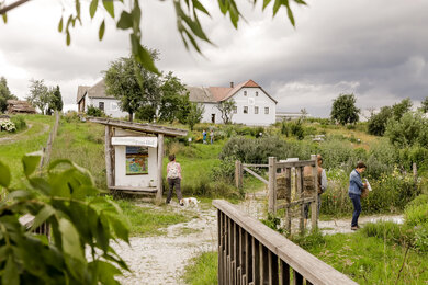 Sammelplatz im Permakulturgarten | © @titantina /Tina Vega-Wilson