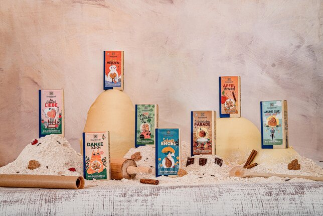 SONNENTOR Kekse | © SONNENTOR Auf dem Bild ist das ganze Sortiment der SONNENTOR Kekse zu sehen! | © SONNENTOR