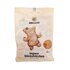 Photo of a bag ginger gummi bears. On the package is a ginger tuber in form of a bear depicted.