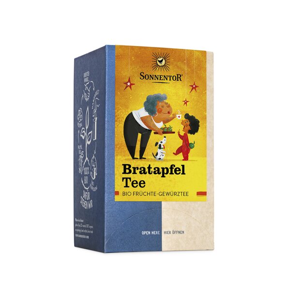 Bratapfel Tee bio 45 g, Doppelkammerbeutel Bratapfel Tee bio 45 g, Doppelkammerbeutel