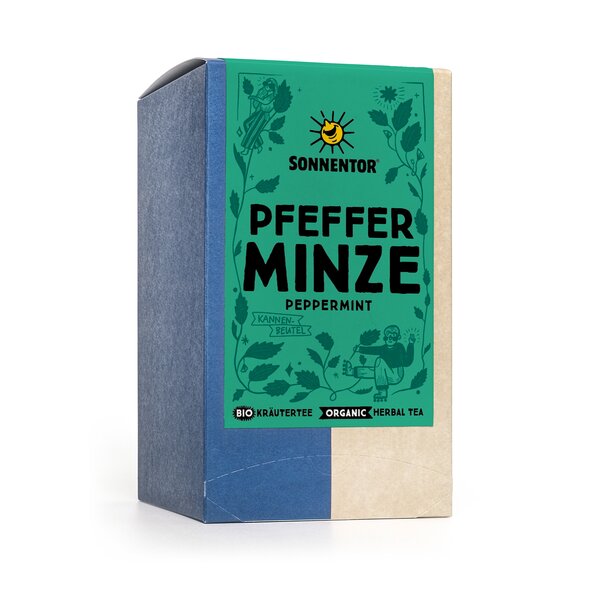 Pfefferminze Tee bio 38 g, Kannenbeutel Pfefferminze Tee bio 38 g, Kannenbeutel