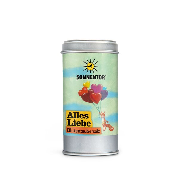 Alles Liebe Blütenzaubersalz kbA, Streudose, 90 g