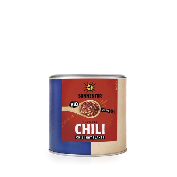 Chili Flocken bio 160 g, Gastrodose klein