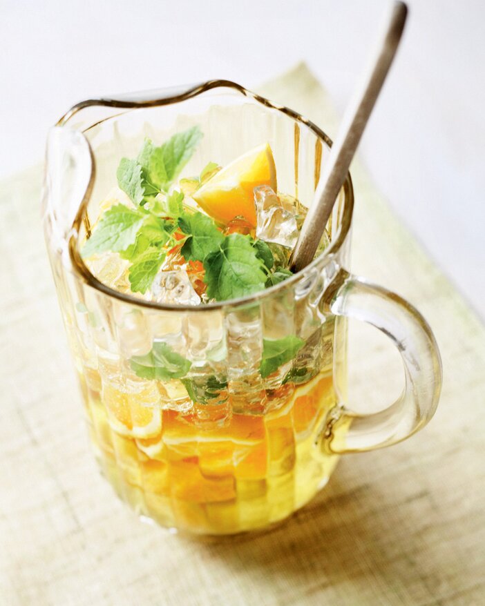 Ingwer-Zitronen Cocktail mit Orangen - SONNENTOR.com