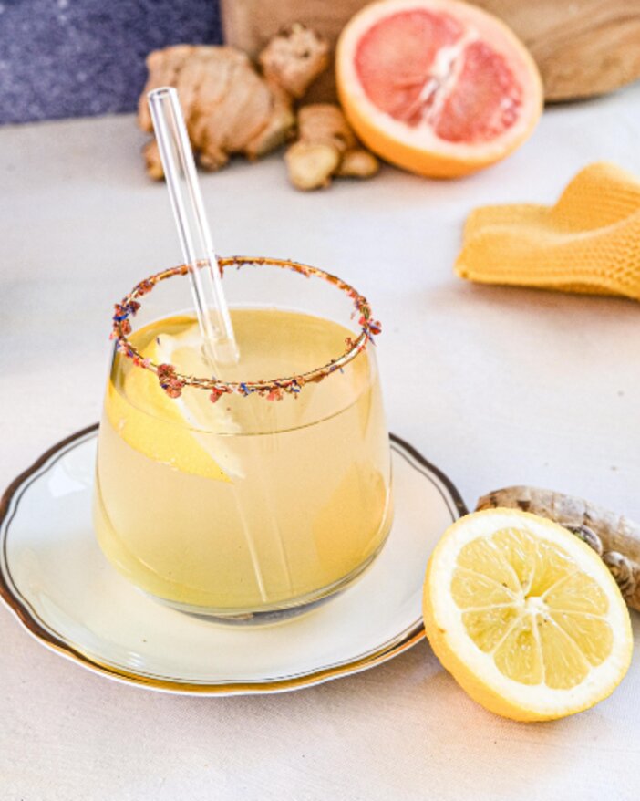 Ingwer-Grapefruit Power Mocktail - SONNENTOR.com